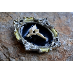 Miniature Cadre Curieux - Ovale vertébral