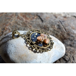 Pendentif trio de coquilles