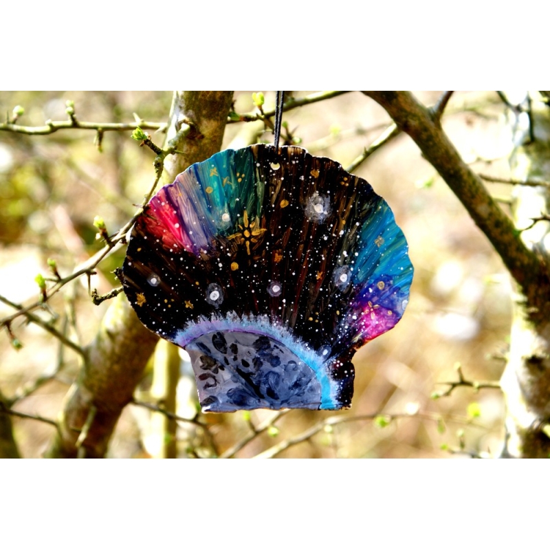 Suspension Galaxie Fuchsia